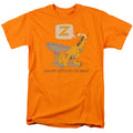 Garfield Attention Span Mens T Shirt Orange Officially Licensed