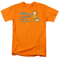 Garfield I Probably Did It Mens T Shirt Orange Officially Licensed