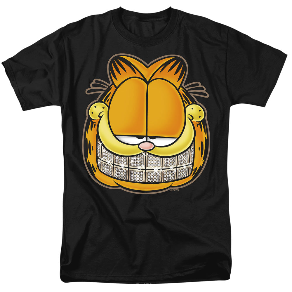 Garfield Nice Grill Mens T Shirt Black Officially Licensed
