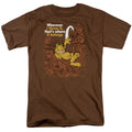 Garfield Where It Belongs Mens T Shirt Coffee Officially Licensed