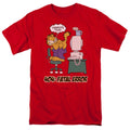 Garfield Compute This Mens T Shirt Red Officially Licensed