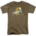 Garfield Ill Rise Mens T Shirt Safari Green Officially Licensed
