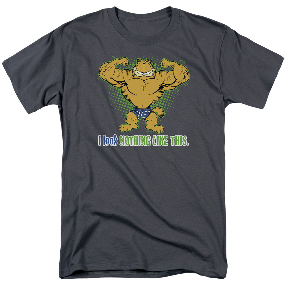 Garfield Nothing Like This Mens T Shirt Charcoal Officially Licensed