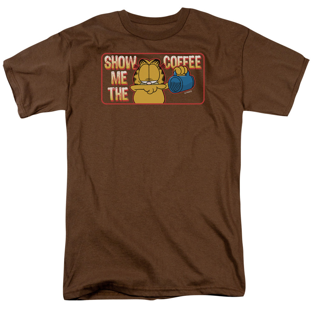 Garfield Show Me The Coffee Mens T Shirt Coffee Officially Licensed