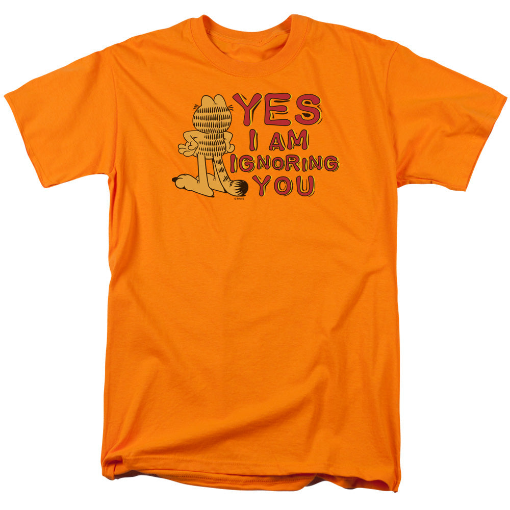 Garfield Yes I Am Mens T Shirt Orange Officially Licensed