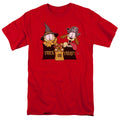 Garfield Trick Or Treat Mens T Shirt Red Officially Licensed