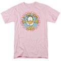 Garfield A Big Hug For Mom Mens T Shirt Pink Officially Licensed