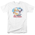 Garfield Well Done Mens T Shirt White Officially Licensed