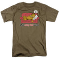 Garfield What Every Dad Wants Mens T Shirt Safari Green Officially Licensed