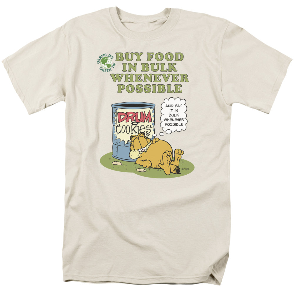 Garfield Buy In Bulk Mens T Shirt Cream Officially Licensed