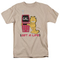 Garfield Get A Life Mens T Shirt Sand Officially Licensed