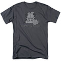 Garfield Good Morning Sunshine Mens T Shirt Charcoal Officially Licensed