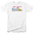 Garfield Annoy Someone Mens T Shirt White Officially Licensed