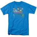 Garfield Garfield And Friends Mens T Shirt Turquoise Officially Licensed
