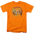 Garfield Pet Force Burst Mens T Shirt Orange Officially Licensed