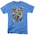 Garfield Ripped Mens T Shirt Carolina Blue Officially Licensed