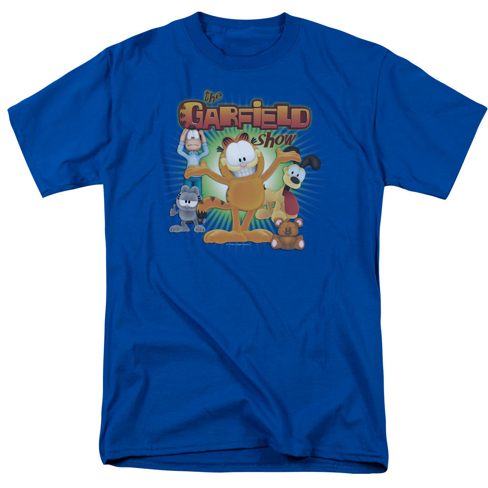 Garfield the Garfield Show Mens T Shirt Royal Blue Officially Licensed