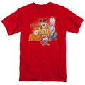 Garfield Say Cheese Mens T Shirt Red Officially Licensed