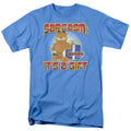 Garfield Sarca Mens T Shirt Carolina Blue Officially Licensed
