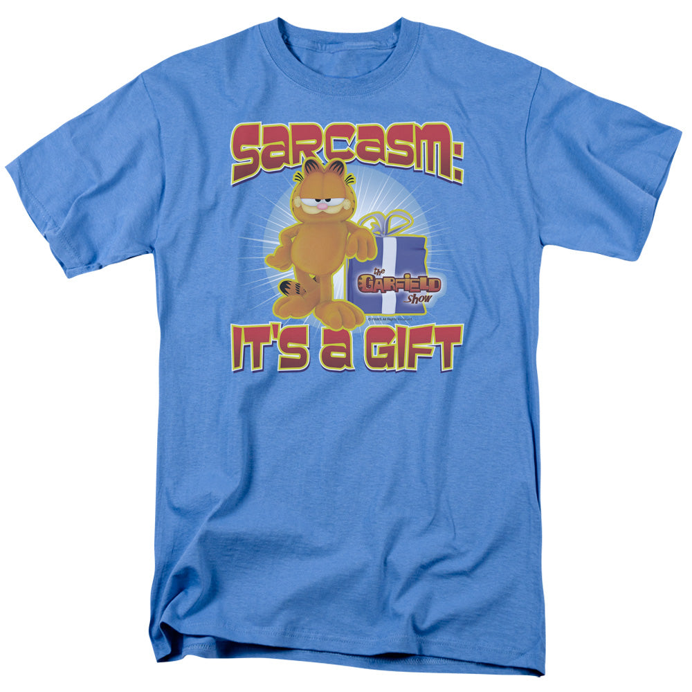 Garfield Sarca Mens T Shirt Carolina Blue Officially Licensed