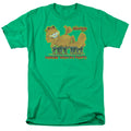 Garfield My Peeps Mens T Shirt Kelly Green Officially Licensed