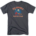 Garfield Im Super Mens T Shirt Charcoal Officially Licensed