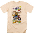 Garfield Wild One Mens T Shirt Cream Officially Licensed