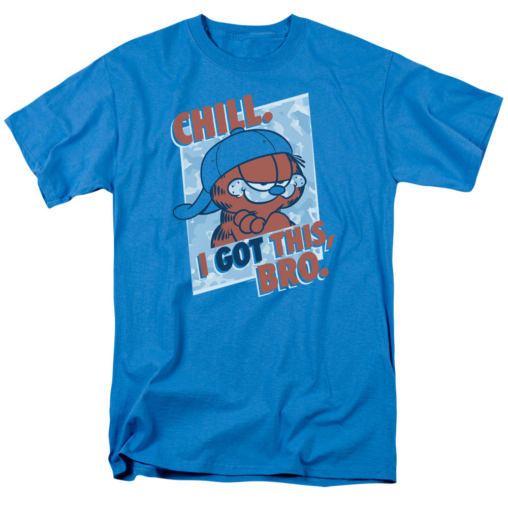 Garfield I Got This Bro Mens T Shirt Turquoise Officially Licensed