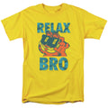 Garfield Relax Bro Mens T Shirt Yellow Officially Licensed