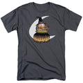 Garfield Stir The Pot Mens T Shirt Charcoal Officially Licensed
