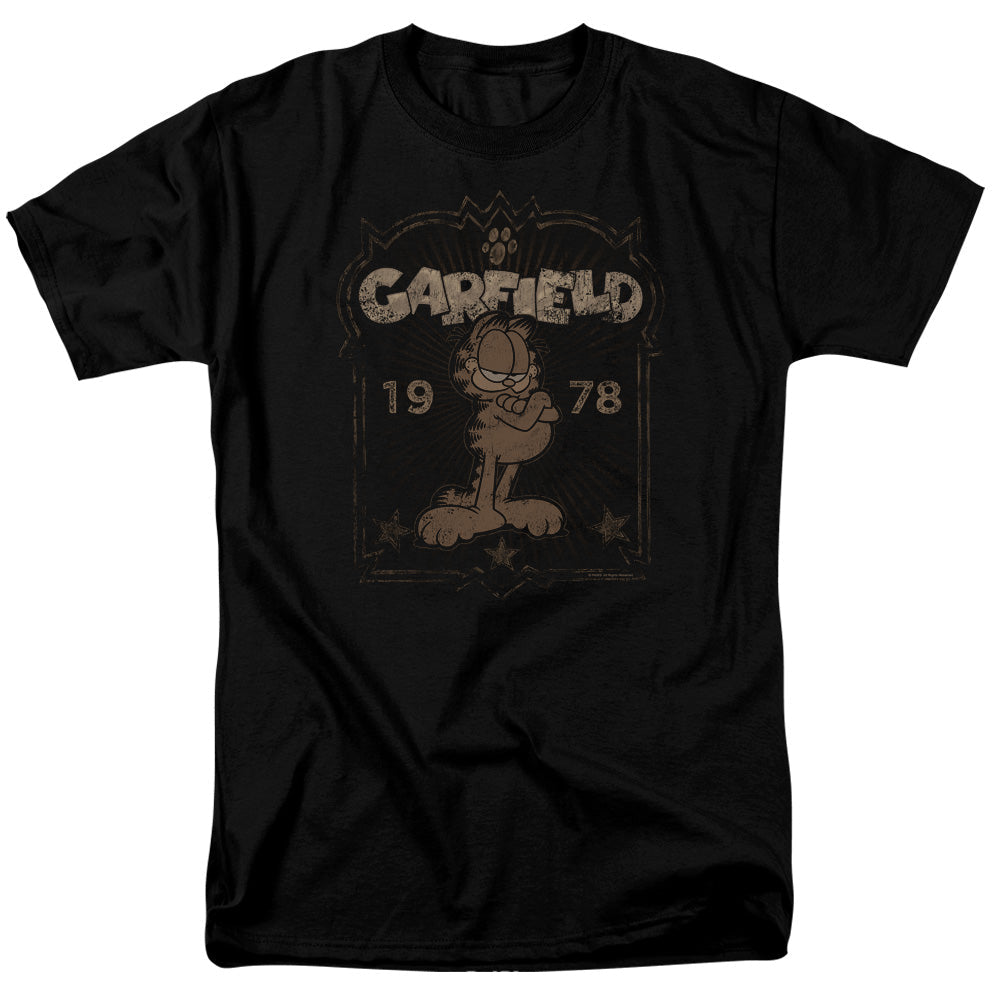 Garfield Est 1978 Mens T Shirt Black Officially Licensed