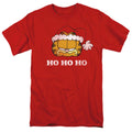 Garfield Ho Ho Ho Mens T Shirt Red Officially Licensed