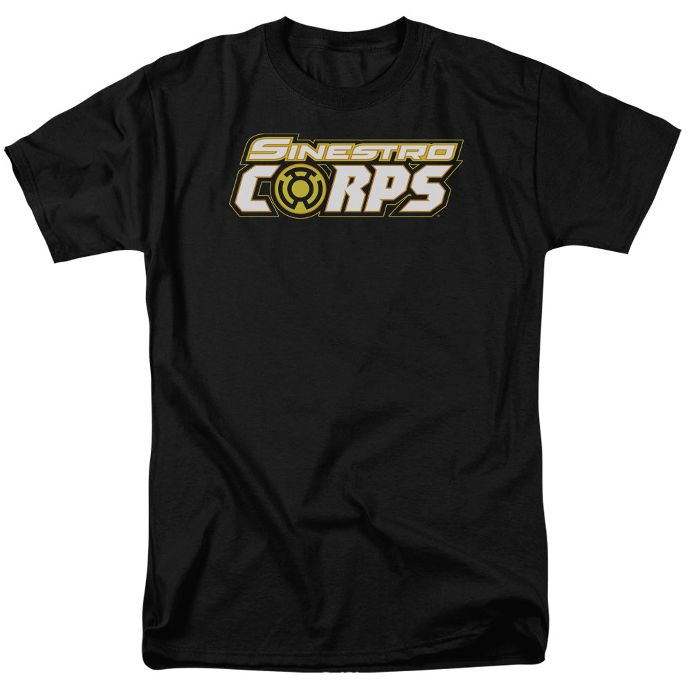 Green Lantern Sinestro Corps Logo Mens T Shirt Black Officially Licensed