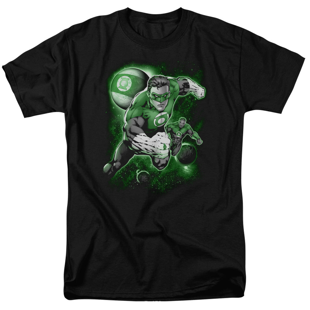 Green Lantern Lantern Planet Mens T Shirt Black Officially Licensed