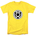 Green Lantern Sinestro Corps Logo Mens T Shirt Yellow Officially Licensed