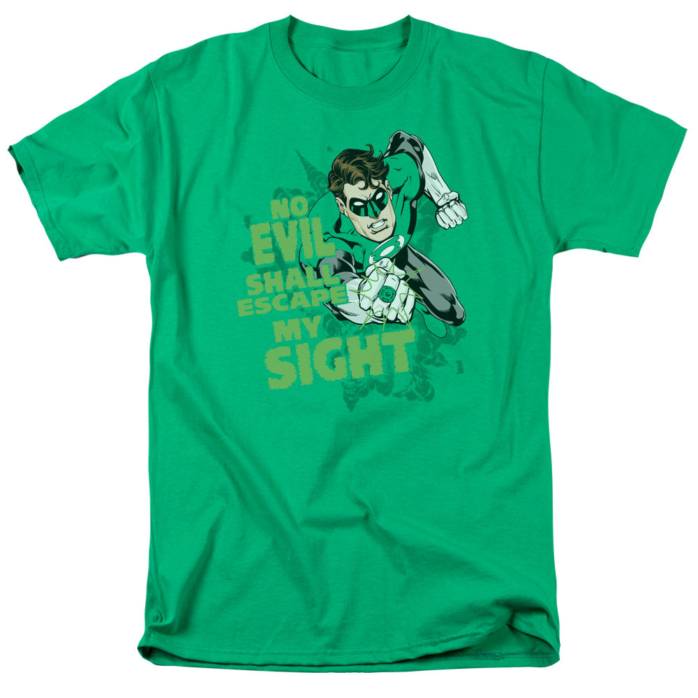 Green Lantern No Evil Mens T Shirt Kelly Green Officially Licensed
