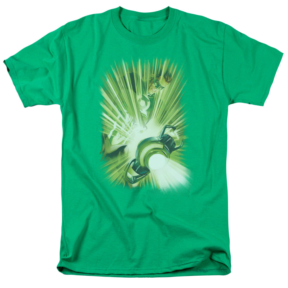 Green Lantern Lanterns Light Mens T Shirt Kelly Green Officially Licensed