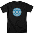 Green Lantern Blue Symbol Mens T Shirt Black Officially Licensed
