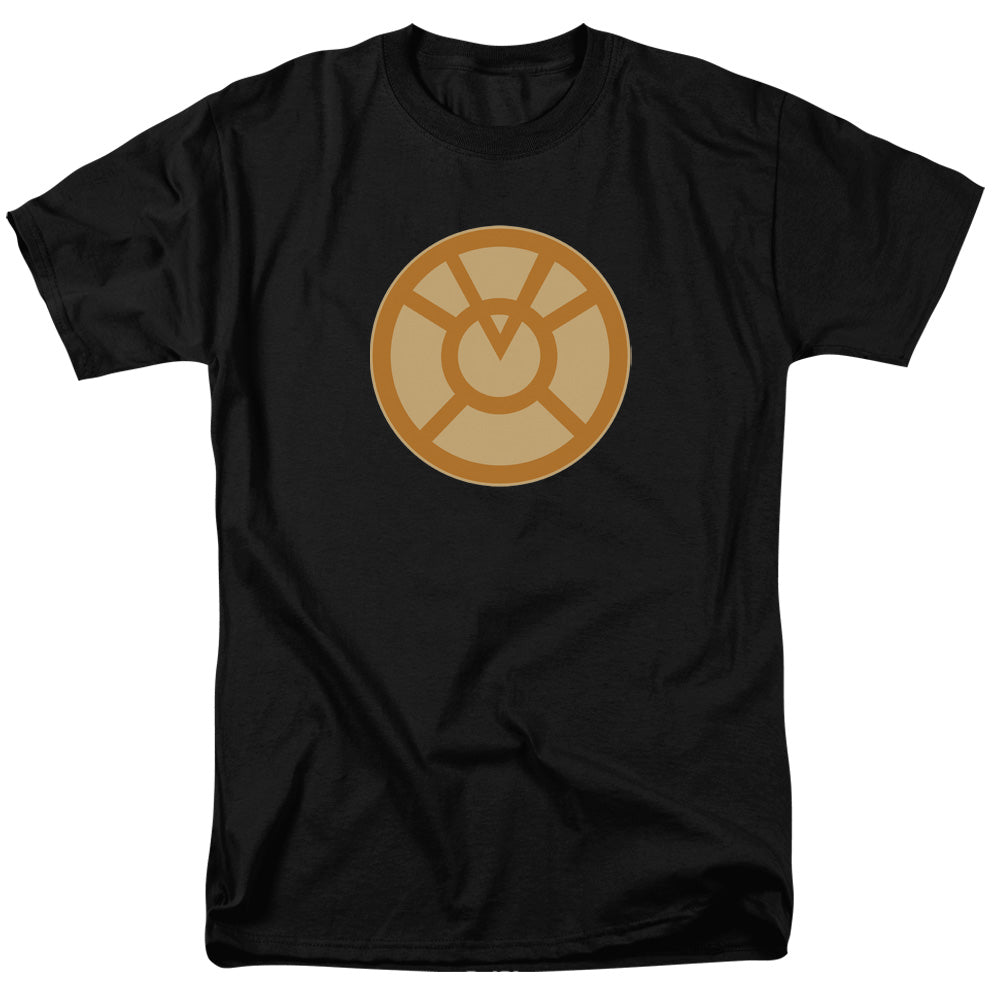 Green Lantern Orange Symbol Mens T Shirt Black Officially Licensed