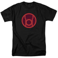 Green Lantern Red Symbol Mens T Shirt Black Officially Licensed