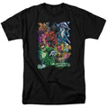 Green Lantern Blackest Group Mens T Shirt Black Officially Licensed