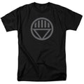 Green Lantern Grey Emblem Mens T Shirt Black Officially Licensed