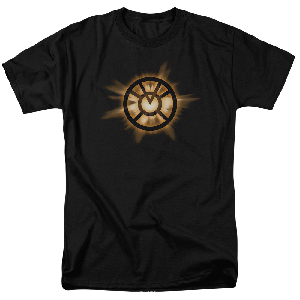 Green Lantern Orange Glow Mens T Shirt Black Officially Licensed