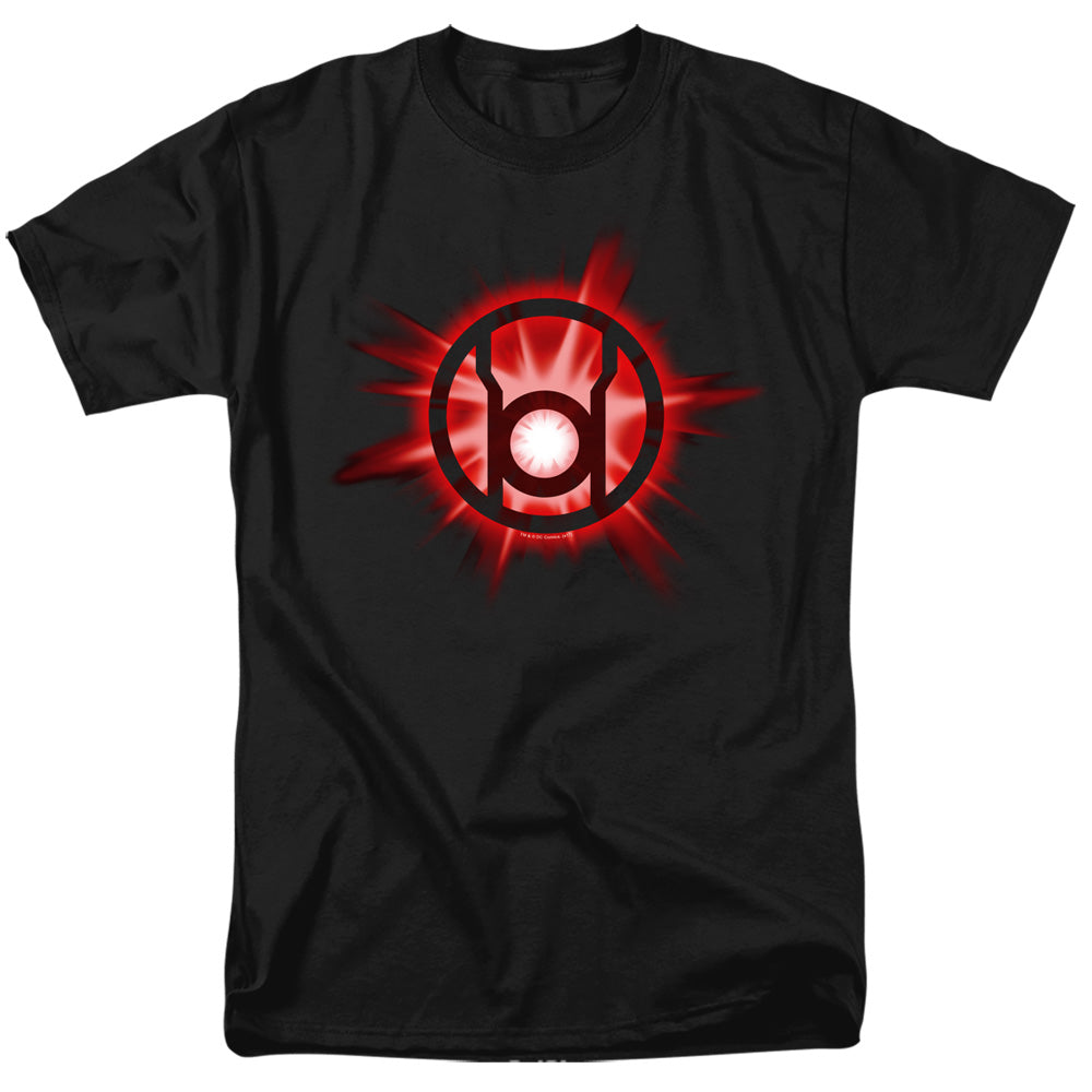 Green Lantern Red Glow Mens T Shirt Black Officially Licensed