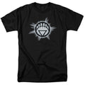 Green Lantern White Glow Mens T Shirt Black Officially Licensed