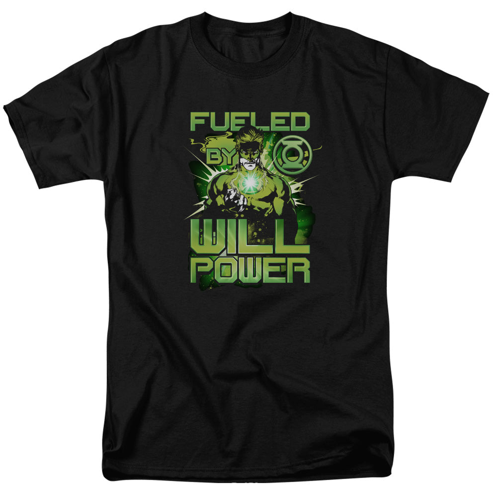Green Lantern Fueled Mens T Shirt Black Officially Licensed
