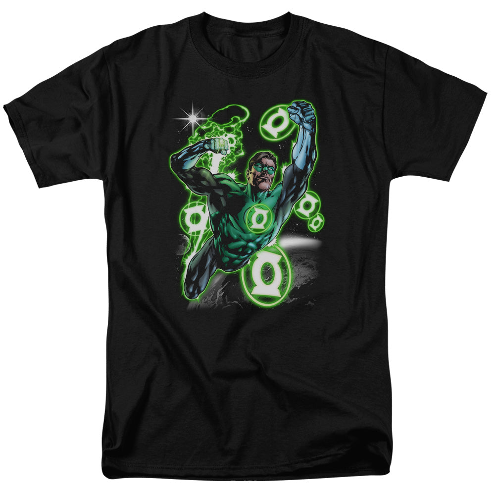 Green Lantern Earth Sector Mens T Shirt Black Officially Licensed