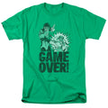 Green Lantern Game Over Mens T Shirt Kelly Green Officially Licensed