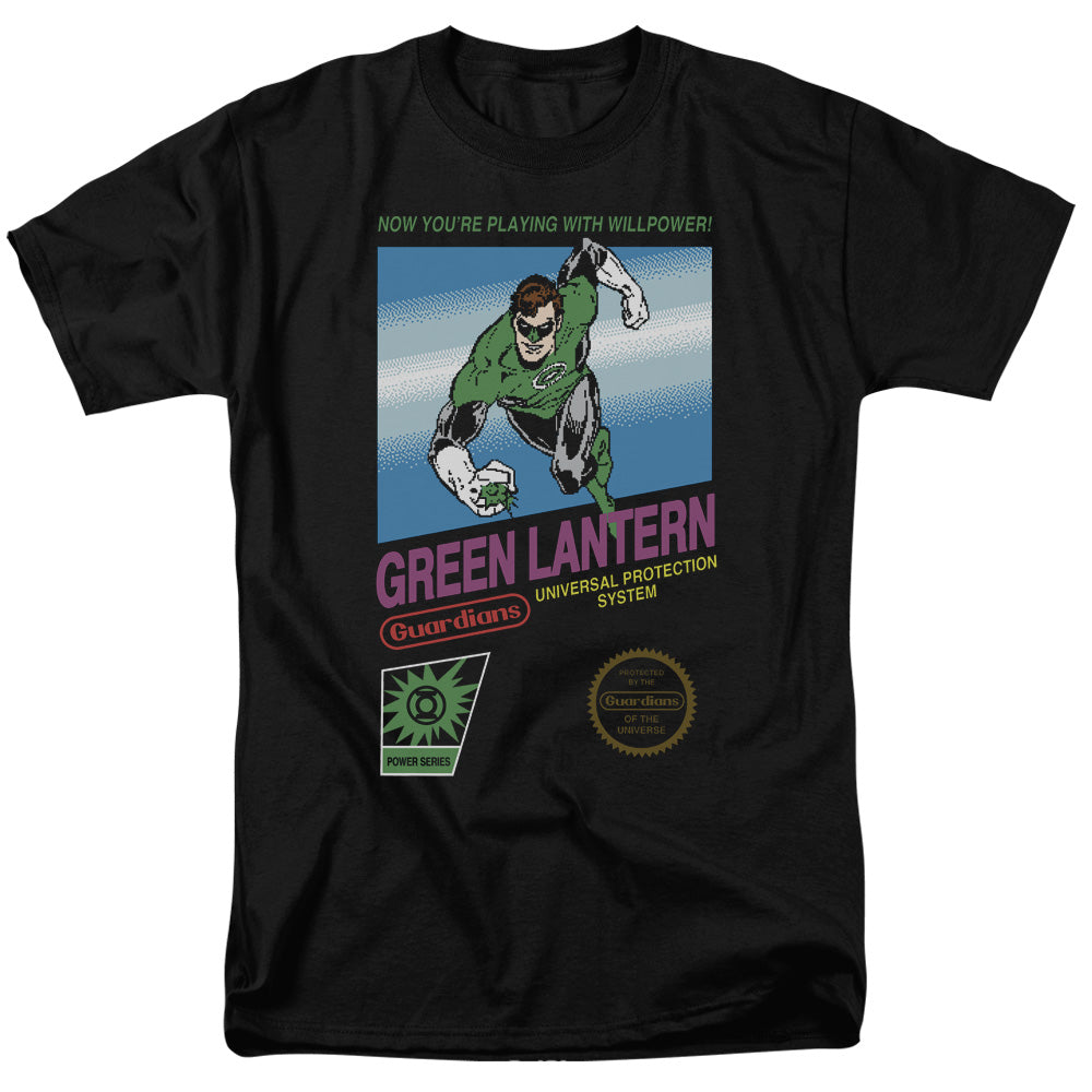 Green Lantern Box Art Mens T Shirt Black Officially Licensed