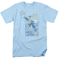 Green Lantern City Watch Mens T Shirt Light Blue Officially Licensed